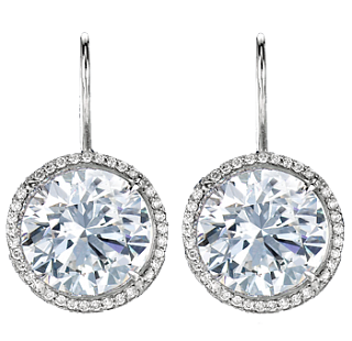Jacob & Co. Jewelry Bridal Round Solitaire Drop Earrings 90402885