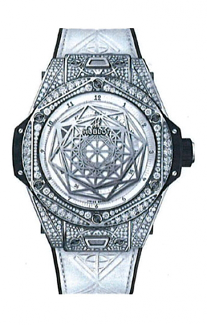 Hublot Big Bang Unico Sang Bleu Titanium White Pavé 45 mm 415.NX.2027.VR.1704.MXM18 Hublot Big Bang Unico Sang Bleu Titanium White Pavé 45 mm 415.NX.2027.VR.1704.MXM18