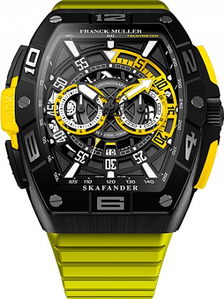 Franck Muller Skafander Chronograph SKF 46 DV CC DT TTNRBR TTNR YELLOW Franck Muller Skafander Chronograph SKF 46 DV CC DT TTNRBR TTNR YELLOW