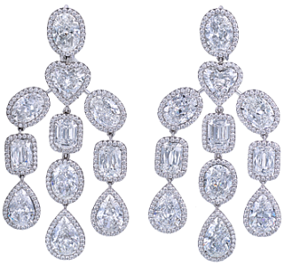 Jacob & Co. Jewelry High Jewelry Multi-cut chandelier earrings 90814113