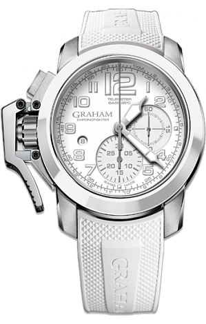 Graham Chronofighter Steel Black & White 2CCAD.W02A