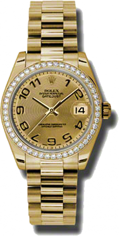 Rolex Datejust 26,29,31,34 mm Lady 31mm Yellow Gold 178288 chcap