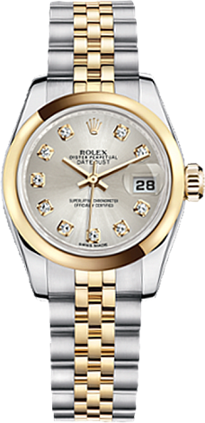 Rolex Datejust 26,29,31,34 mm Lady 26 mm Steel and Yellow gold 179163-0062