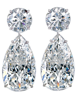 Jacob & Co. Jewelry Rare Diamonds Teardrop Diamond Earrings 90815088