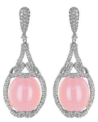 Jacob & Co. Jewelry Fine Jewelry Rose Cabochon Quartz Drop Earrings 91327254