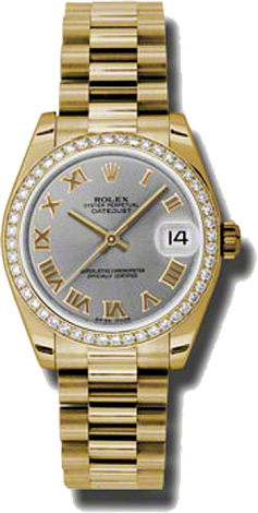 Rolex Datejust 26,29,31,34 mm Lady 31mm Yellow Gold 178288 grp