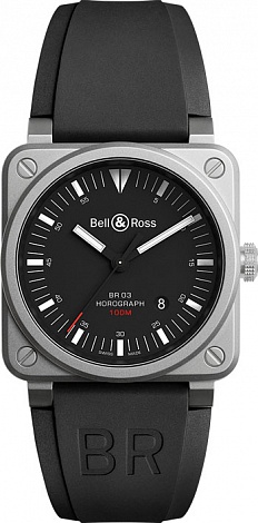 Bell & Ross Aviation HOROGRAPH BR0392-HOR-BLC/SRB