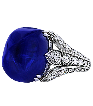 Jacob & Co. Jewelry Magnificent Gems Blue Sapphire Cocktail Ring 91223904