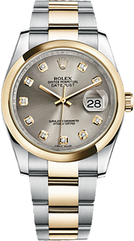 Rolex Datejust 36,39,41 mm 36 mm Steel and Yellow Gold 116203-0138