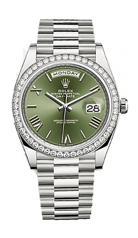 Rolex Day-Date 40 mm White Gold 228349rbr-0030