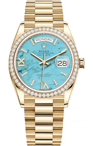Rolex Day-Date Turquoise Dial 128238-0071 Rolex Day-Date Turquoise Dial 128238-0071