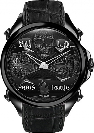 Jacob & Co. Watches Gents Collection PALATIAL FIVE TIME ZONE PIRATE PZ500.11.NS.NR.A
