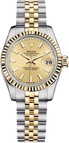 Rolex Datejust 26,29,31,34 mm Lady 26mm Steel and Yellow Gold 179173-0075