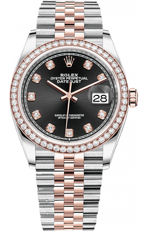 Rolex Datejust 36,39,41 mm 36 mm Steel and Everose Gold 126281rbr-0007