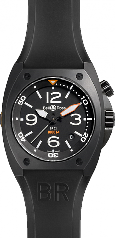Bell & Ross Marine Automatic BR 02 Carbon Synthetic