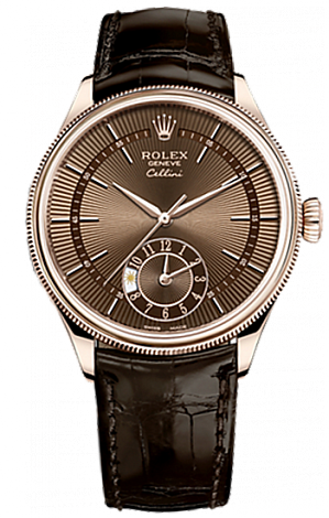 Rolex Cellini Dual Time 39 mm 18 ct Everose Gold 50525-0015