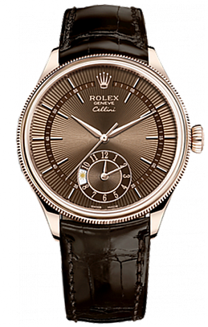 Rolex Cellini Dual Time 39 mm 18 ct Everose Gold 50525-0015 Rolex Cellini Dual Time 39 mm 18 ct Everose Gold 50525-0015