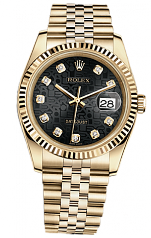 Rolex Datejust 36,39,41 mm Oyster 36 mm yellow gold 116238-0078
