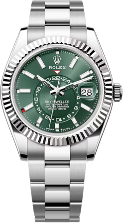 Rolex Sky-Dweller 42mm Steel and White gold 336934-0001