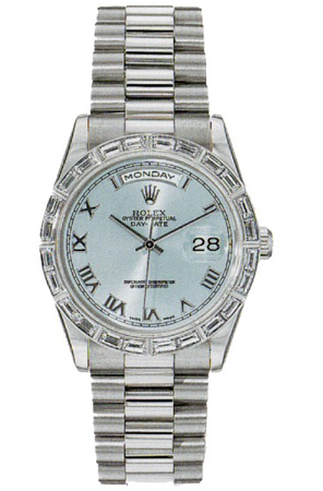 Rolex Архив Rolex 36mm Platinum 118366