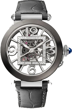 Cartier Pasha de Cartier 41 mm, steel skeleton WHPA0017 Cartier Pasha de Cartier 41 mm, steel skeleton WHPA0017