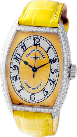 Franck Muller Cintree Curvex Chronometro 5850 SC CHR MET D Yellow