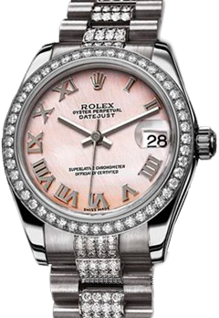 Rolex Архив Rolex Lady 31mm Platinum 178286 PinkMOP