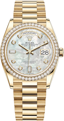 Rolex Day-Date 36mm Yellow Gold 128348rbr-0017