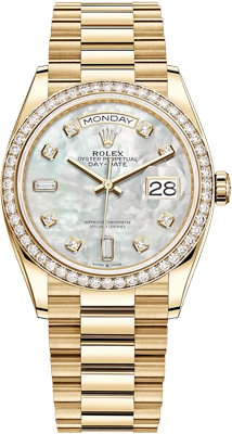 Rolex Day-Date 36mm Yellow Gold 128348rbr-0017 Rolex Day-Date 36mm Yellow Gold 128348rbr-0017