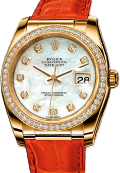 Rolex Архив Rolex 36 mm Yellow Gold 116188 White MOP D