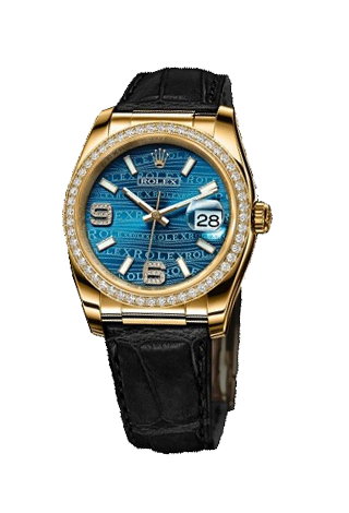 Rolex Архив Rolex 36 mm Yellow Gold 116188 Blue