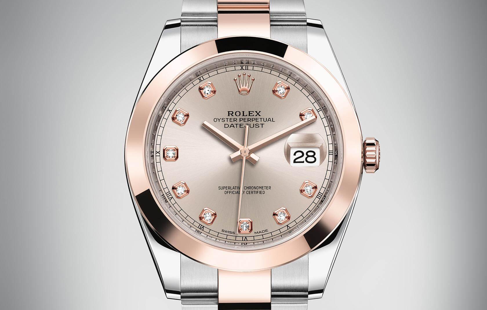 Rolex Datejust 41mm Steel and Everose Gold. Rolex Datejust 41 цена.