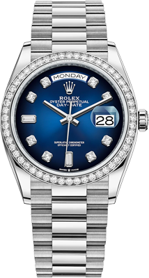 Rolex Day-Date 36 mm, white gold 128349rbr-0010
