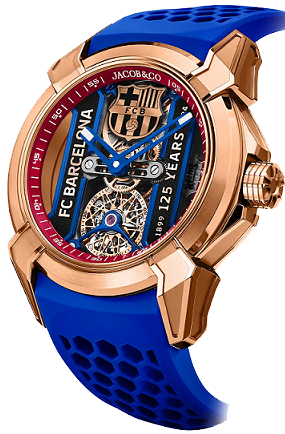 Jacob & Co. Watches Epic X Tourbillon FC Barcelona 125th Anniversary Edition EX112.43.AB.AA.ABRUA Jacob & Co. Watches Epic X Tourbillon FC Barcelona 125th Anniversary Edition EX112.43.AB.AA.ABRUA