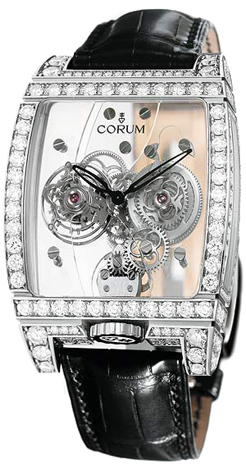 Corum Golden Bridge Golden Tourbillon Panoramique Diamants 382.851.69/0F01 0000 Corum Golden Bridge Golden Tourbillon Panoramique Diamants 382.851.69/0F01 0000