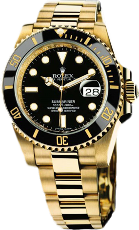 Rolex Submariner 40mm Yellow Gold Ceramic 116618LN