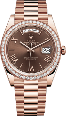 Rolex Day-Date 40 mm Everose gold 228345rbr-0009 Rolex Day-Date 40 mm Everose gold 228345rbr-0009