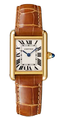 Cartier Tank small model, 18K yellow gold WGTA0342