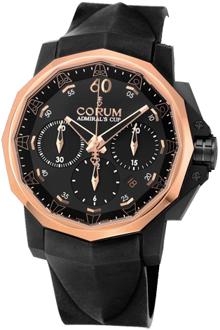 Corum Admiral`s Cup Challenger Chrono Rubber 44 753.803.03/0371 AN22 Corum Admiral`s Cup Challenger Chrono Rubber 44 753.803.03/0371 AN22