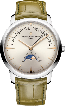 Vacheron Constantin Patrimony moon phase 42.5 mm White Gold 4010U/000G-H070