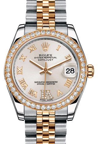 Rolex Архив Rolex 31mm Steel and Yellow Gold 178383 Silver Rolex Архив Rolex 31mm Steel and Yellow Gold 178383 Silver