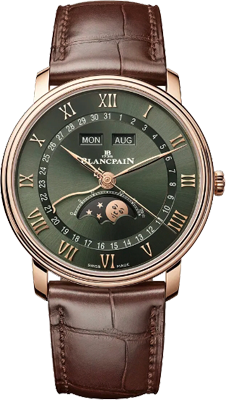 Blancpain Villeret Quantième Complet 40 mm 6654A 3653 55B Blancpain Villeret Quantième Complet 40 mm 6654A 3653 55B