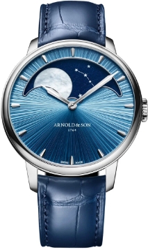 Arnold & Son Royal Collection Perpetual Moon 41.5 Platinum “Celestial Blue” 1GLBX.U01A.C200X