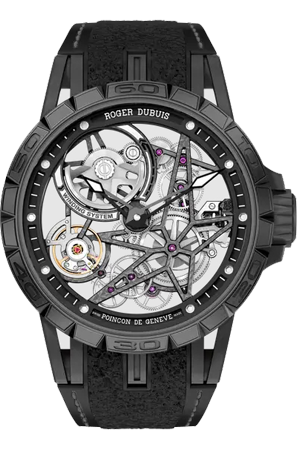 Roger Dubuis Excalibur Spider SPIDER PIRELLI BLACK DLC TITANIUM 45MM RDDBEX0826