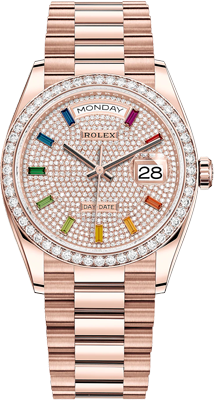 Rolex Day-Date 36 mm, Everose gold 128345rbr-0042