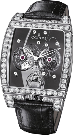 Corum Golden Bridge Golden Tourbillon Panoramique Grey Sapphire 382.871.69/0F01 0000