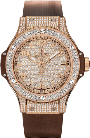 Hublot Big Bang 38 MM Red Gold Cappuccino Diamonds 361.PC.9010.RC.1704