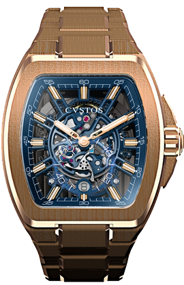 Cvstos Metropolitan PS 5N Red Gold SQLT Blue F00103.4223001