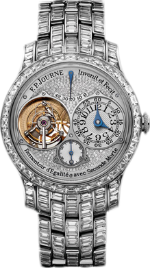 F. P. Journe Jewellery Tourbillon Souverain Serti  Pt-D-Pt-D