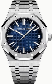 Audemars Piguet Royal Oak 41 mm, white gold smoked blue 15510BC.OO.1320BC.04